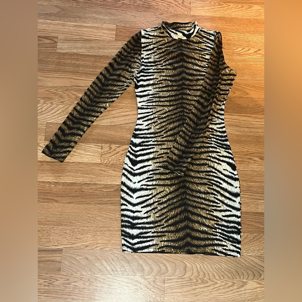 Animal print dress